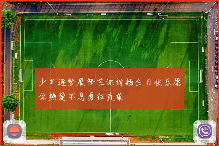 少年逐梦展锋芒沈诗扬生日快乐愿你热爱不息勇往直前
